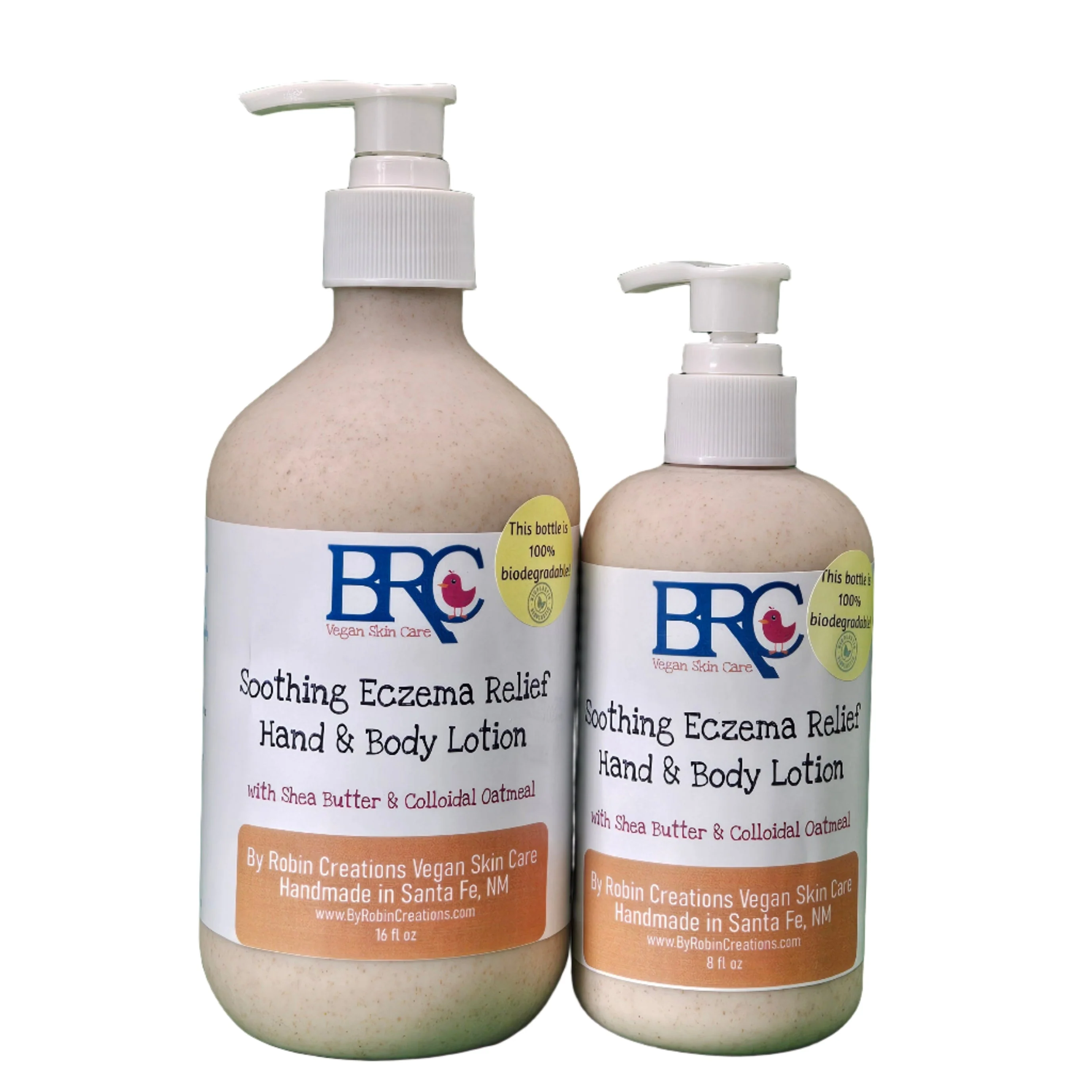 New! Eczema Relief Hand & Body Lotion - Now in a 100% Biodegradable Bottle!