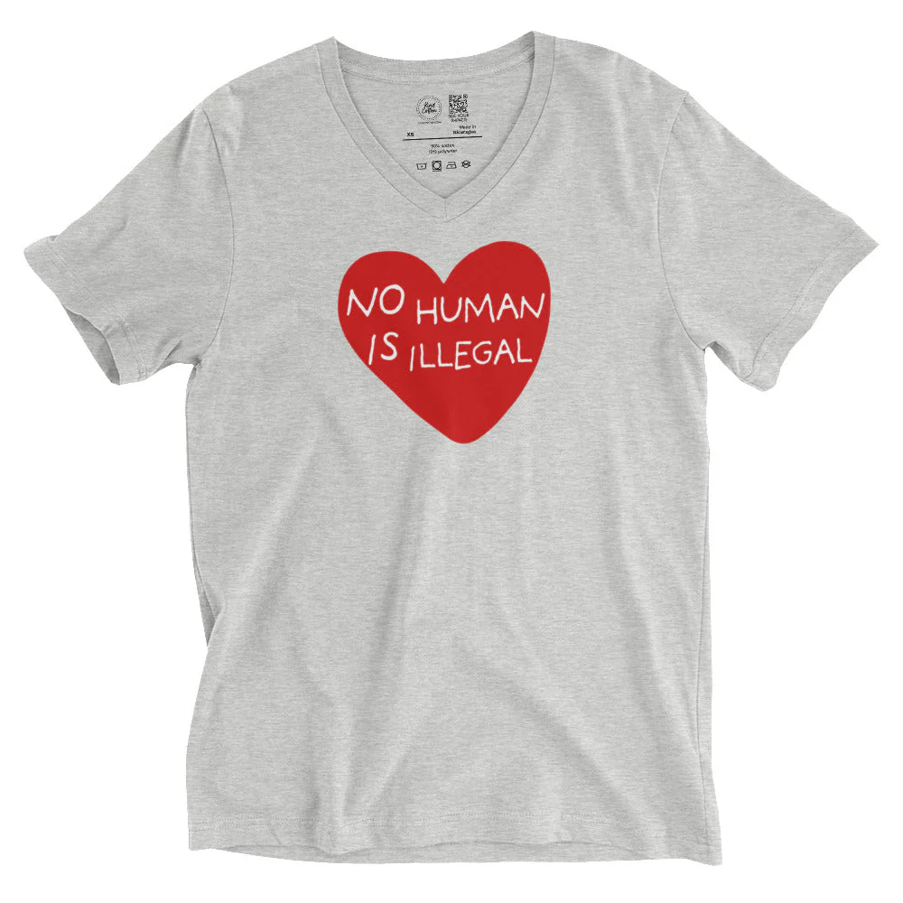 No Human Is Illegal Classic Tee - Image 3
