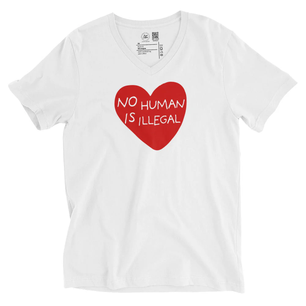 No Human Is Illegal Classic Tee - Image 5